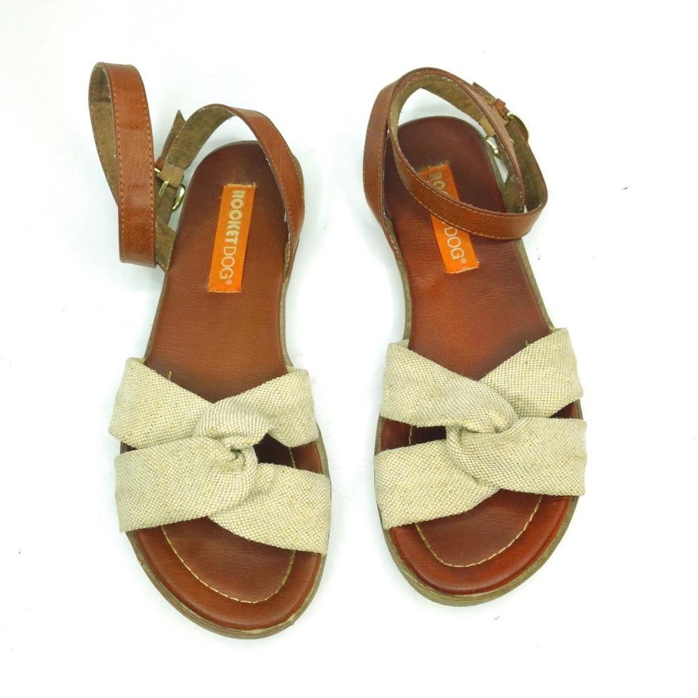 Rocket Dog Fabric Leather Sole Sandals B360